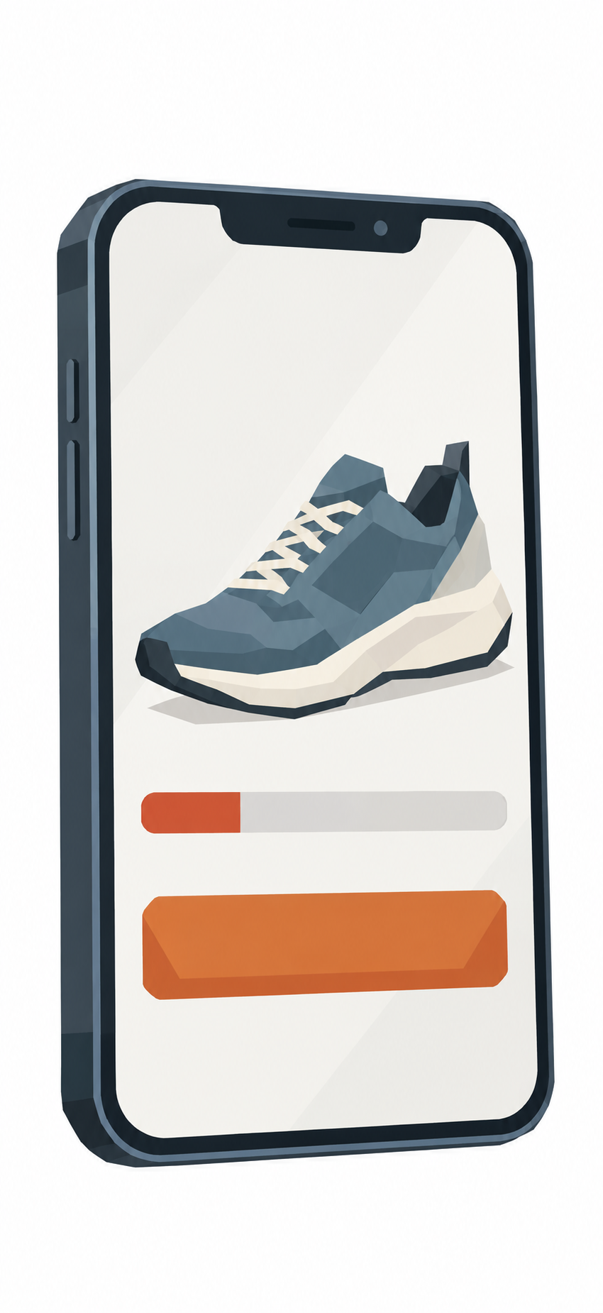 Ein Handy-Display zeigt ein Angebot mit einem ablaufenden Balken